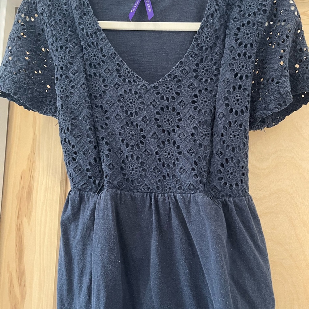 Seraphine Maternity and Nursing Lace Short Sleeve Dress